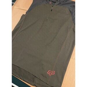 FOX Racing Sleeveless Cycling 1/4 Zip Jersey Vest XL Motocross Mountain Biking